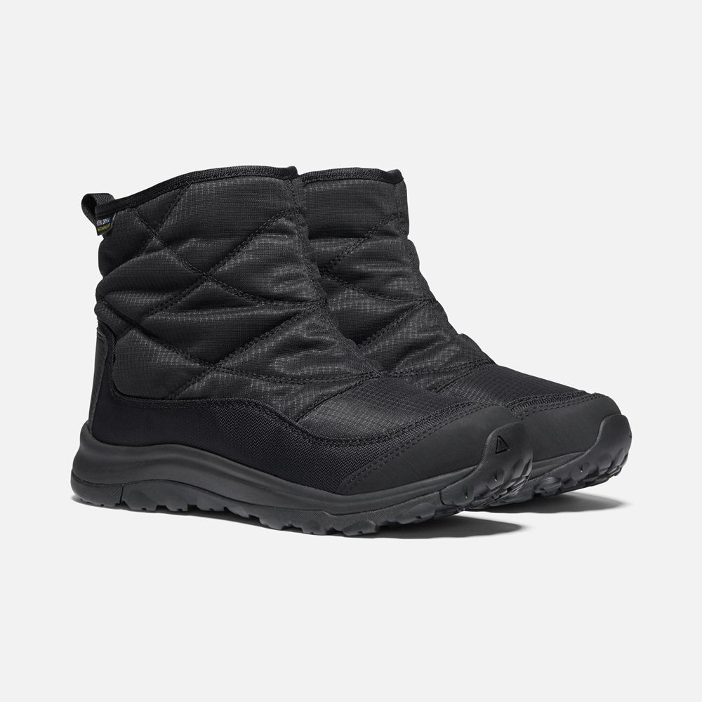 Botas de Invierno Keen Mexico Negros - Mujer Terradora Ii Waterproof Pull On - CP4908632